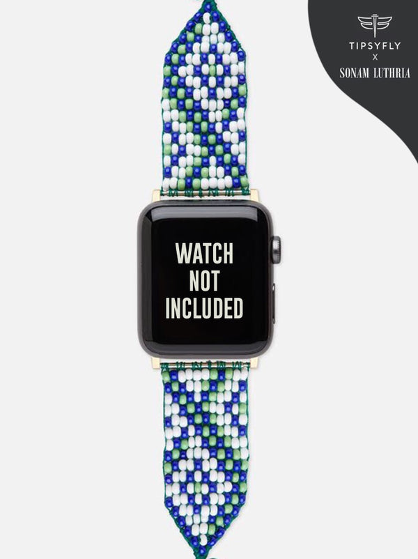 Geometric Handcrafted Apple Watch Strap (38/40/41mm) - Tipsyfly