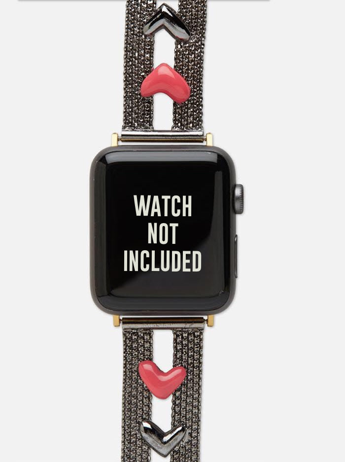 Pewter Love Apple Watch Strap (42/44/45/49mm) - Tipsyfly