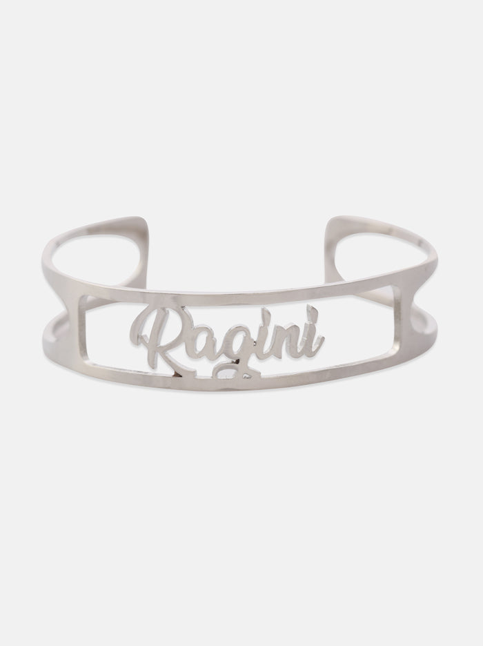 Silver Customized Name Cuff - Tipsyfly