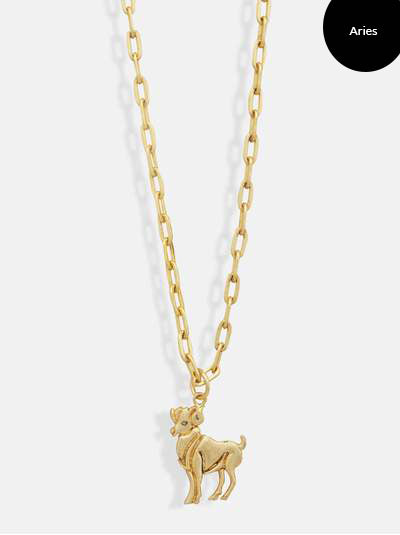 Tipsyfly Aries Zodiac Layered Chain Necklace - Tipsyfly