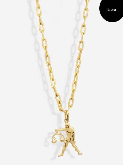 Tipsyfly Libra Zodiac Layered Chain Necklace - Tipsyfly