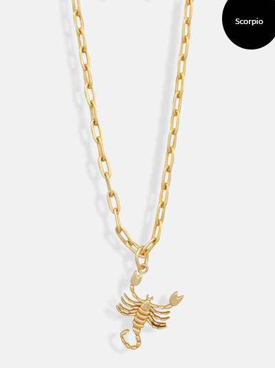 Tipsyfly Scorpio Zodiac Layered Chain Necklace - Tipsyfly
