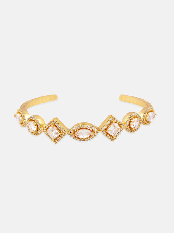 Gold Zircon Shine Bracelet - Tipsyfly