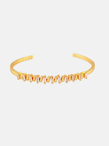 Gold Zircon Baguette Bracelet - Tipsyfly