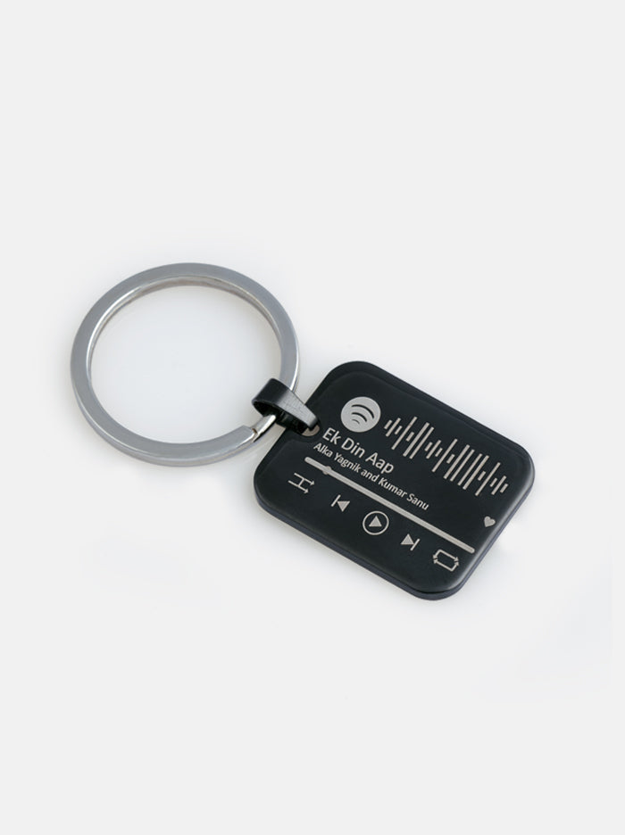 Tipsyfly Matte Black "Our Song" Keychain - Tipsyfly