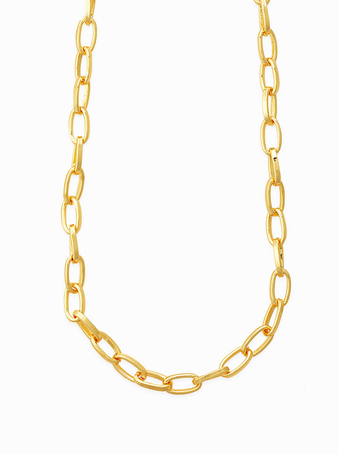 Tipsyfly Classic gold link chain - Tipsyfly
