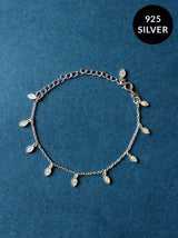 925 Silver Marquis Charm bracelet - Tipsyfly
