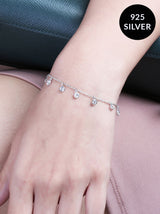 925 Silver Round Charm bracelet - Tipsyfly