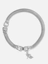 Tipsyfly Silver Herringbone Snake Chain bracelet - Tipsyfly