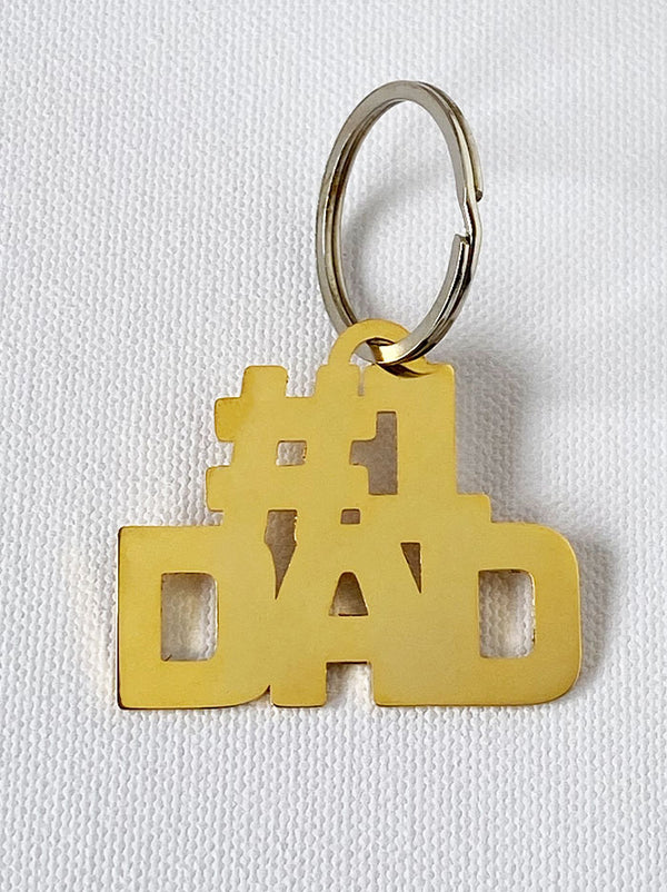 #1 DAD Keychain - Tipsyfly