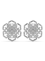 Zircon Flower Stud Earrings - Tipsyfly