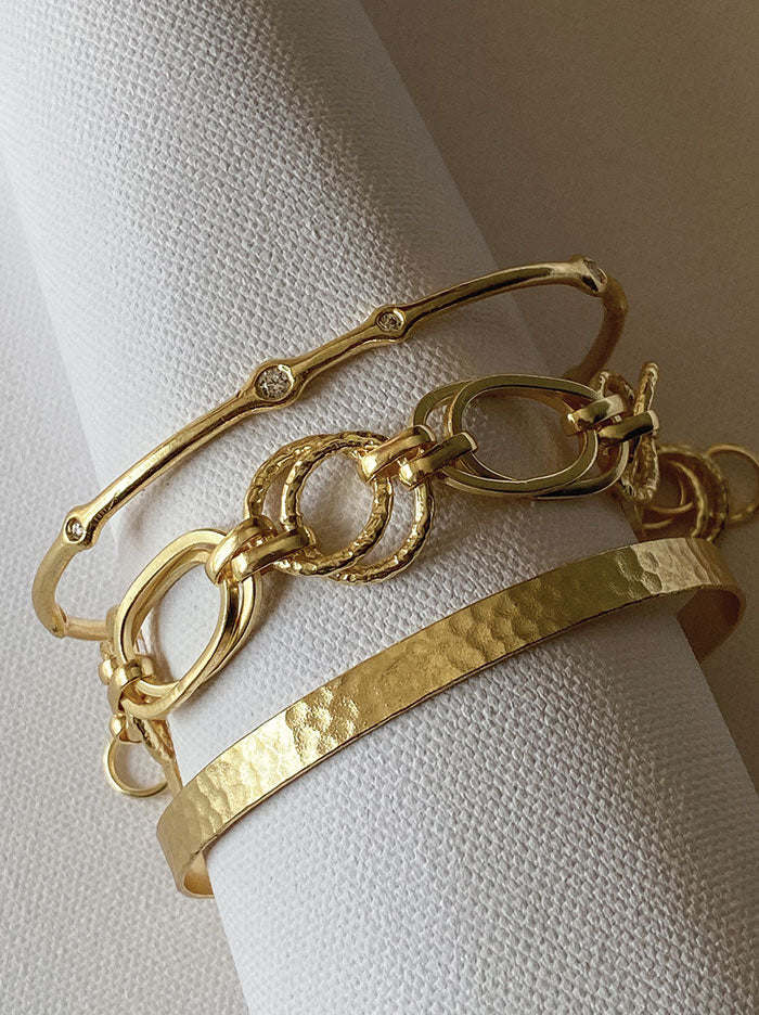 Oval loop chain bracelet - Tipsyfly