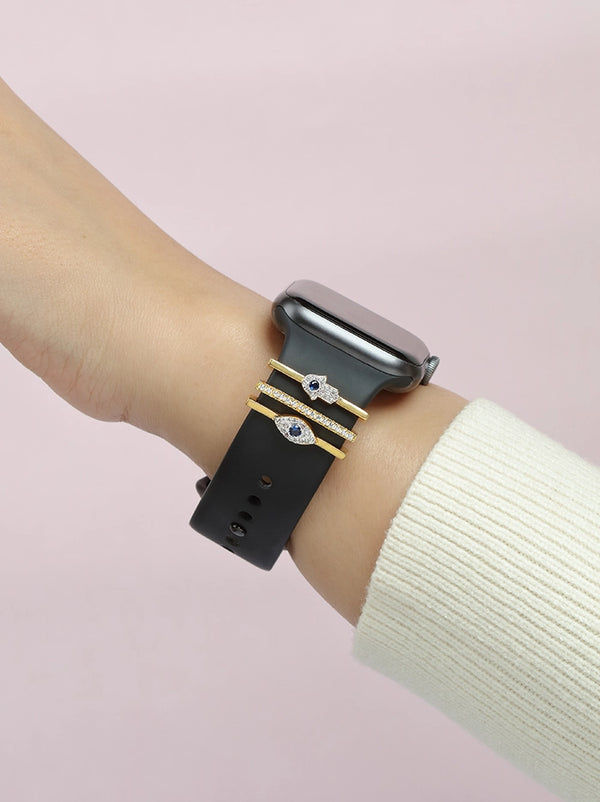 Gold Hamsa Smart Watch Band Set - Tipsyfly