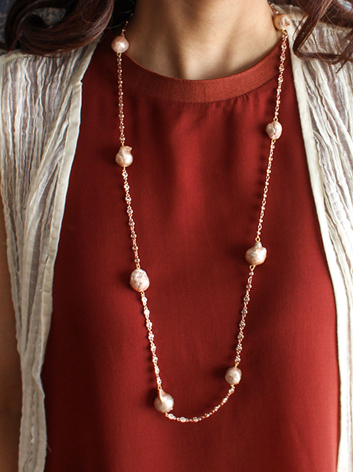 Rose Chain necklace - Tipsyfly