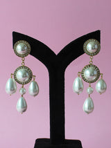 Tipsyfly Vintage Pearl Earrings - Tipsyfly