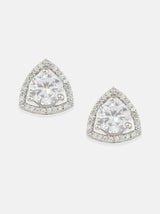 Tipsyfly Triangle Solitaire Earrings - Tipsyfly