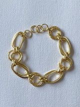 Oval loop chain bracelet - Tipsyfly