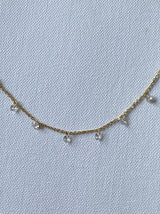 Delicate Crystal Drop Necklace - Tipsyfly