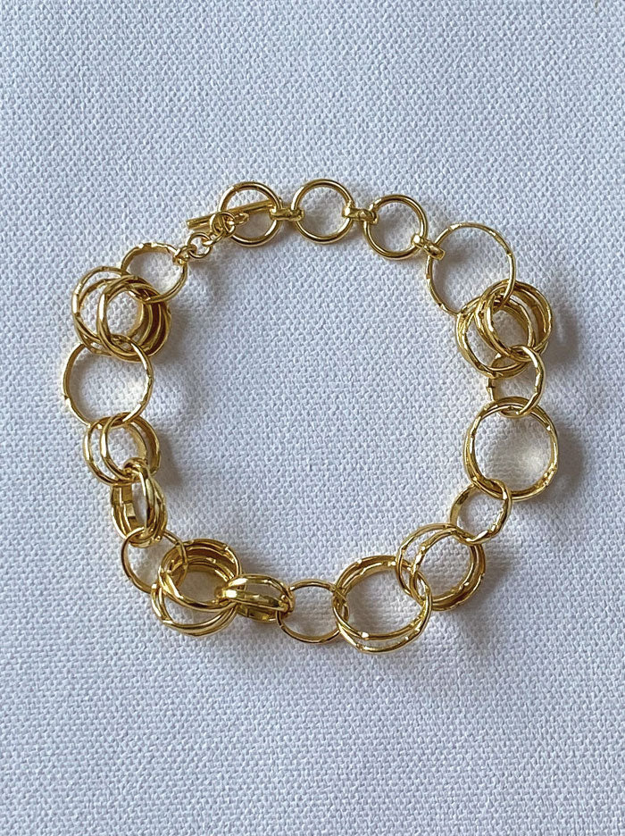 Linked chain bracelet - Tipsyfly