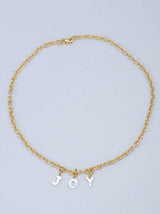 Tipsyfly Custom Mother Of Pearls Initials Necklace - Tipsyfly